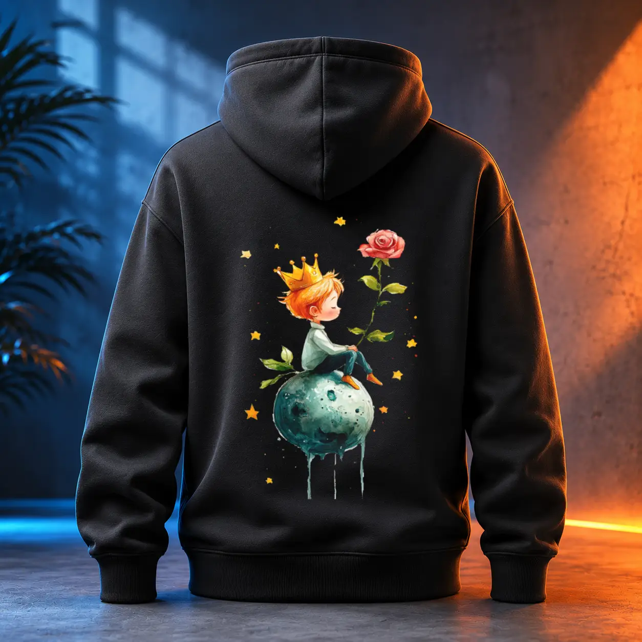 Unisex mikina - Koruna prince - Malý princ - Le petit prince
