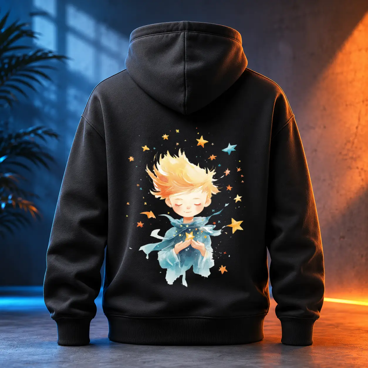 Unisex mikina - Kytice hvězd - Malý princ - Le petit prince