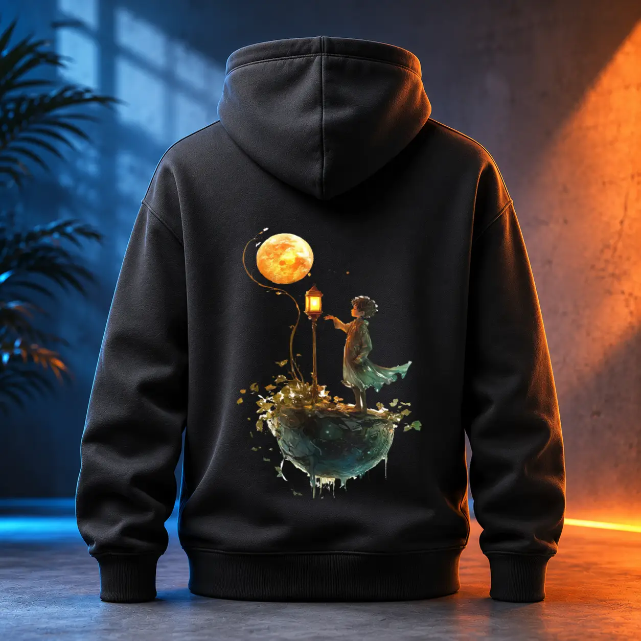 Unisex mikina - Lampářovo světlo - Malý princ - Le petit prince