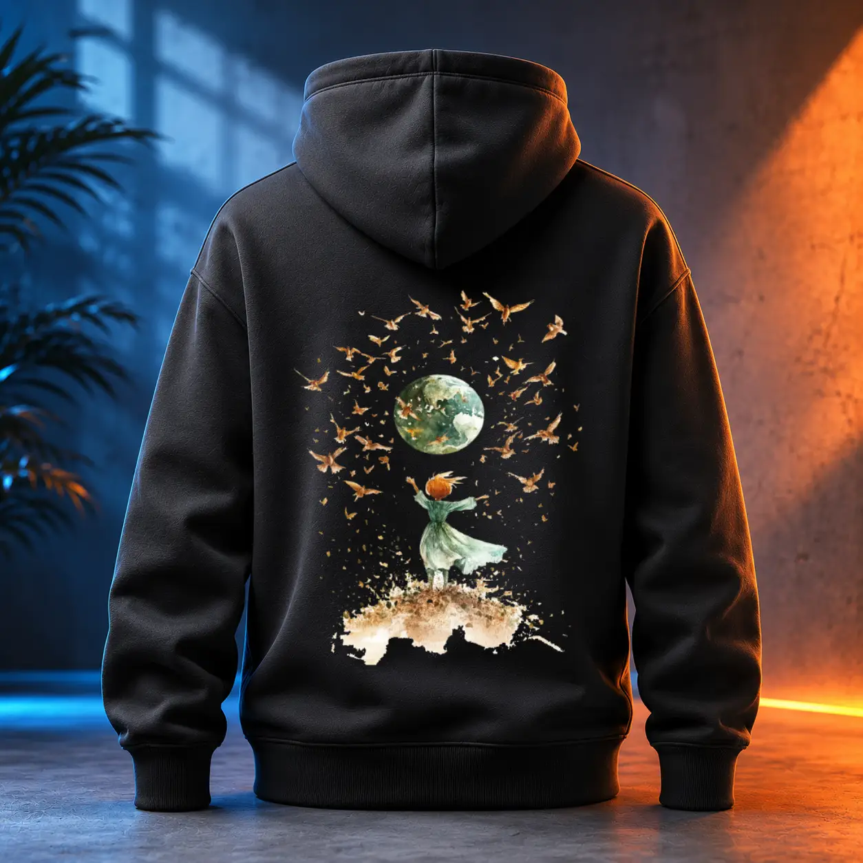 Unisex mikina - Let ptáků - Malý princ - Le petit prince