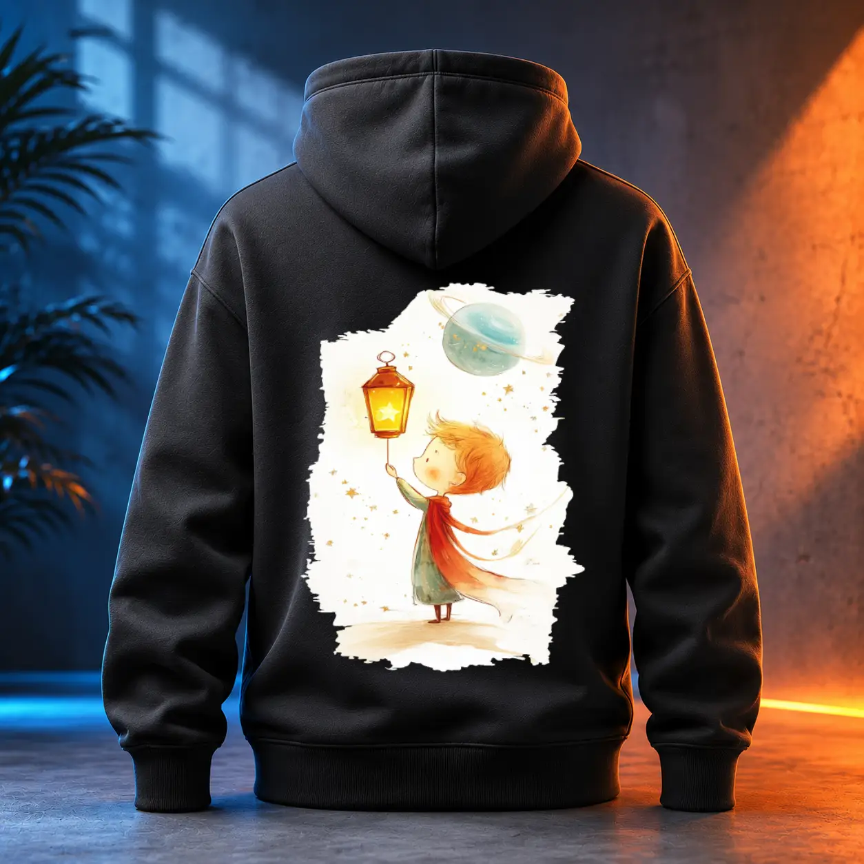 Unisex mikina - Planeta západu slunce - Malý princ - Le petit prince