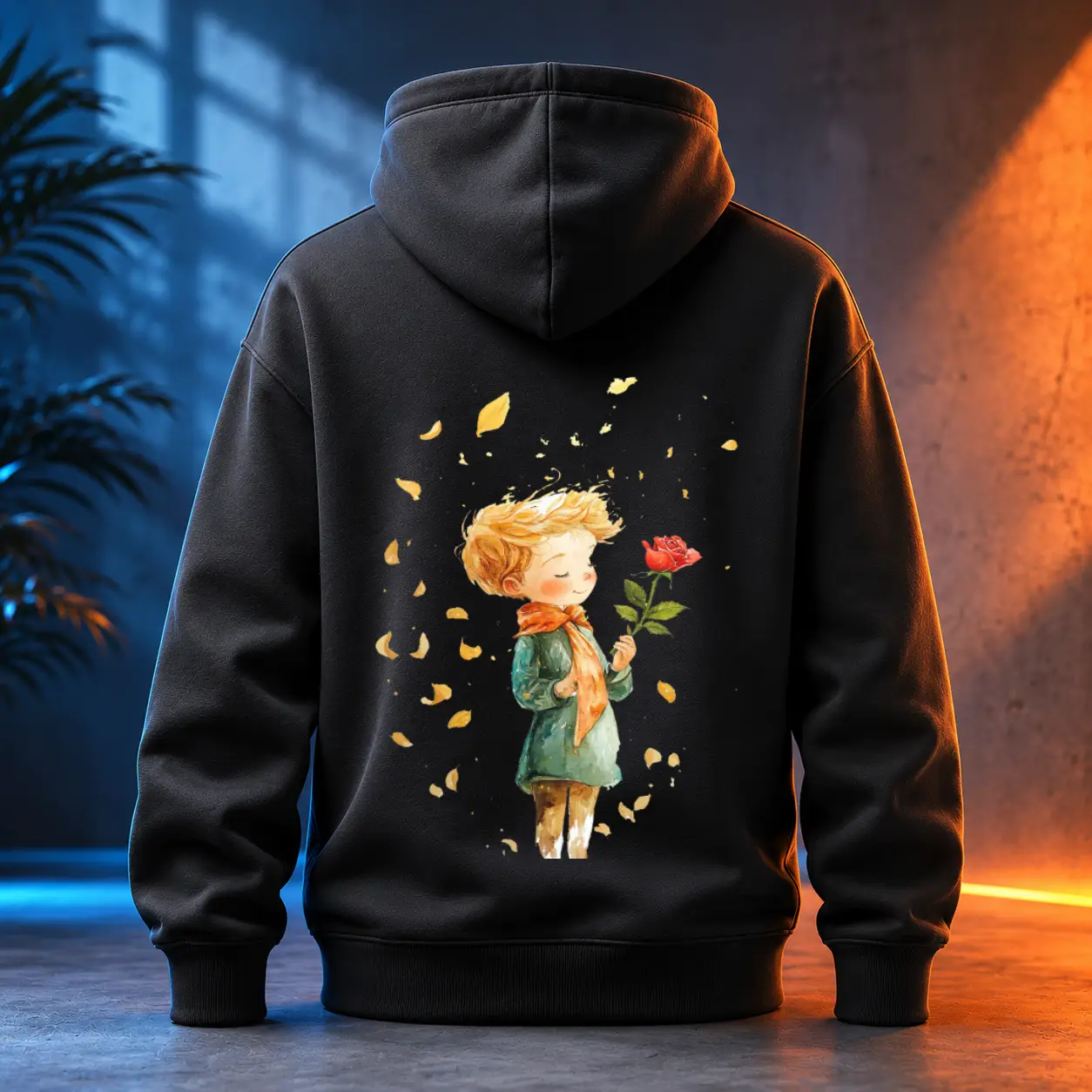 Unisex mikina - Růžový sen - Malý princ - Le petit prince
