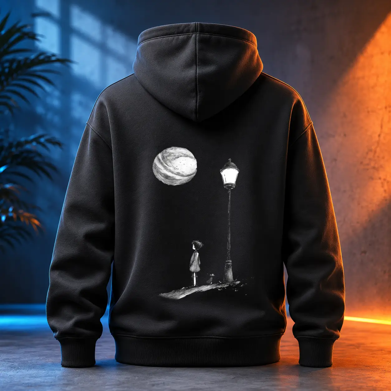 Unisex mikina - Světlo přátelství - Malý princ - Le petit prince