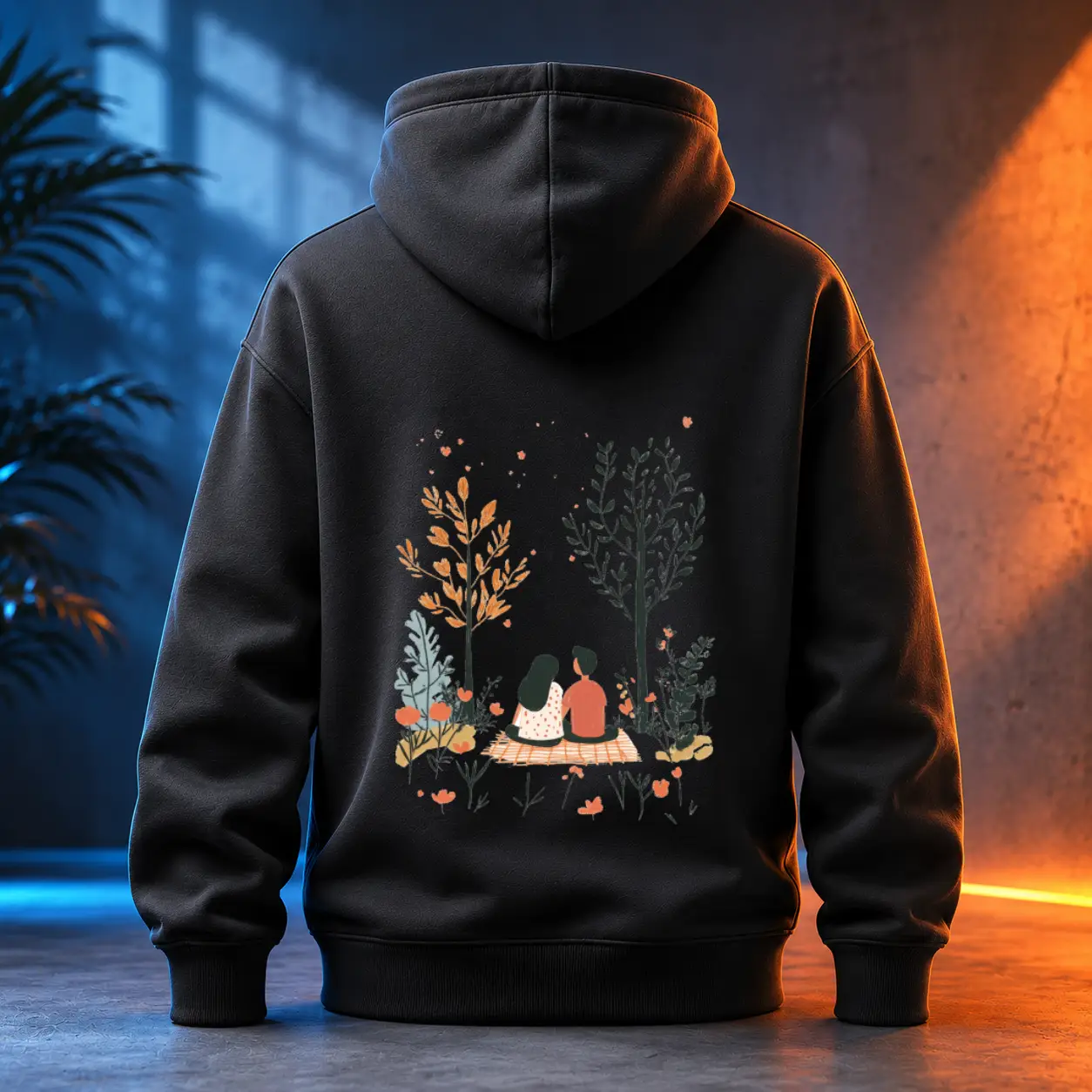 Unisex mikina - Chvíle jen pro nás - Svobodná příroda