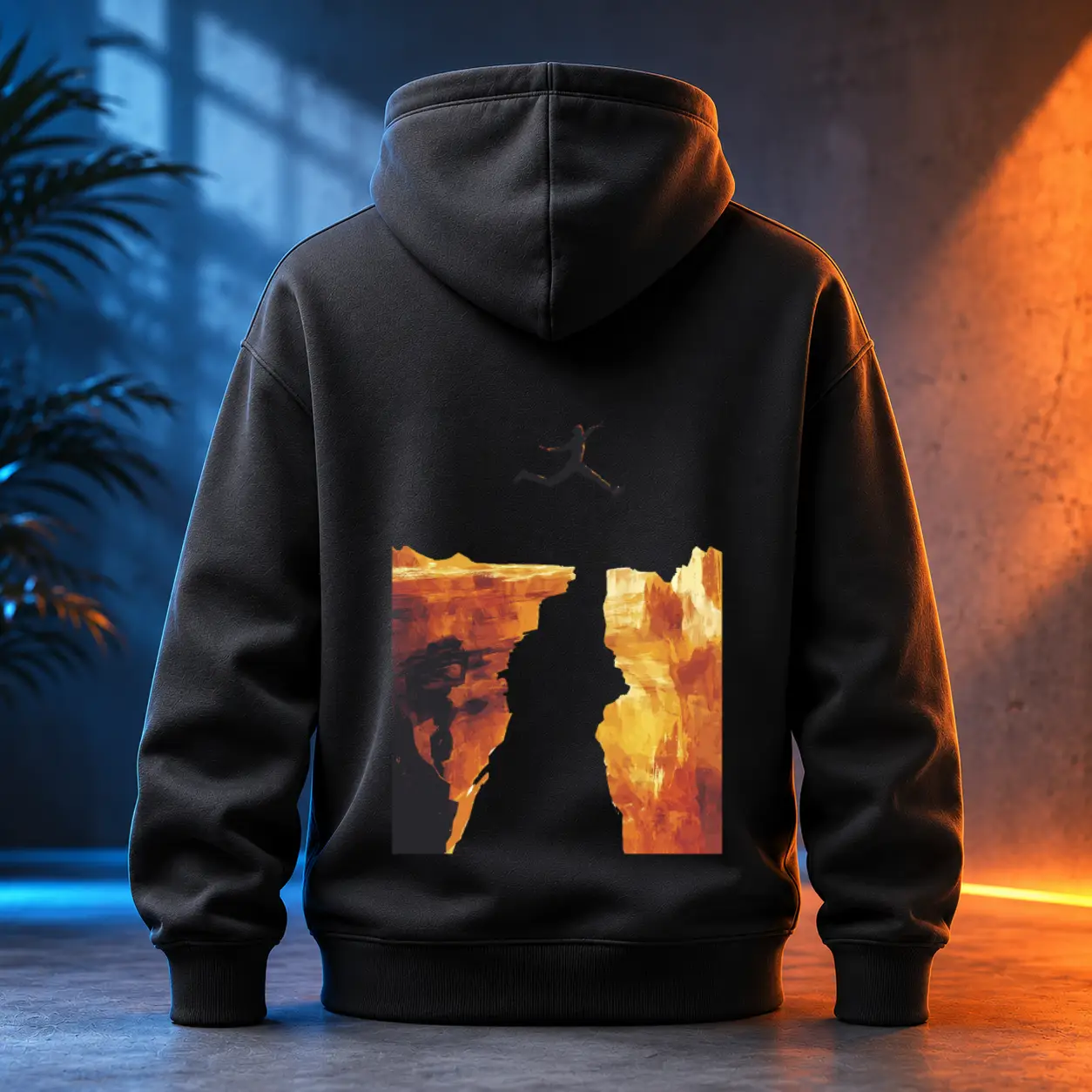Unisex mikina - Přes kaňon - Svobodná příroda