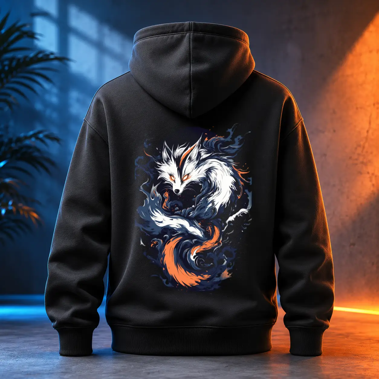 Unisex mikina - Kitsune s devíti ocasy