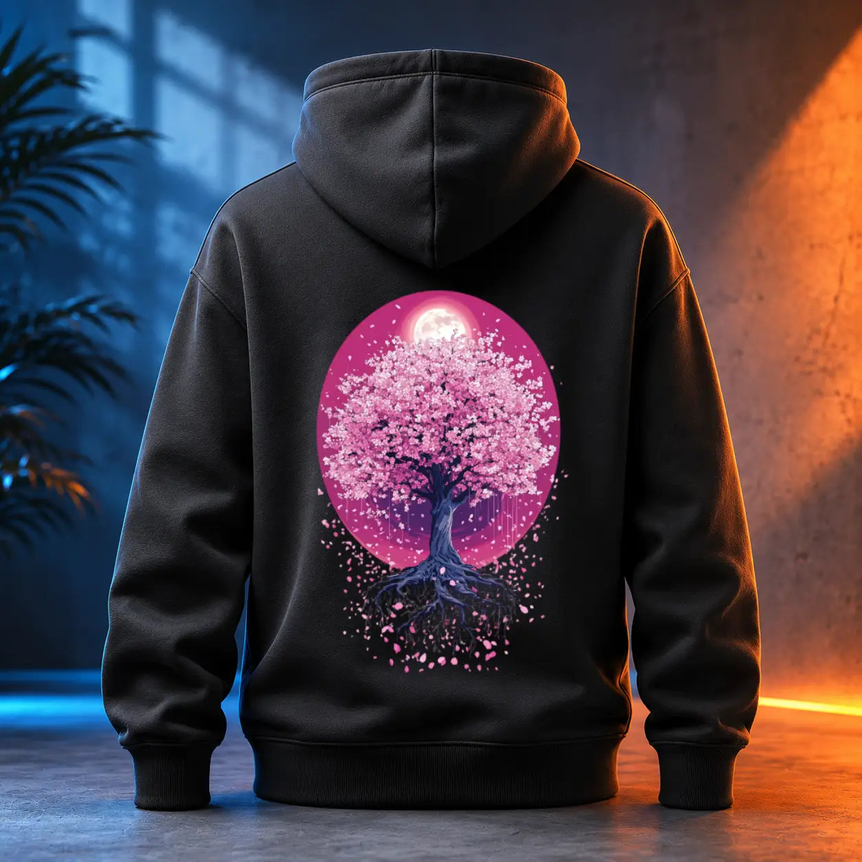 Unisex mikina - Sakura v plném rozkvětu