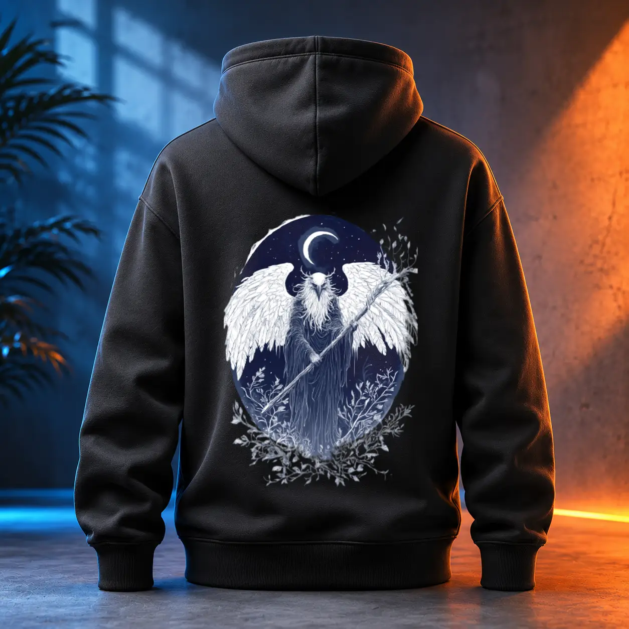 Unisex mikina - Tengu vládce posvátných hor