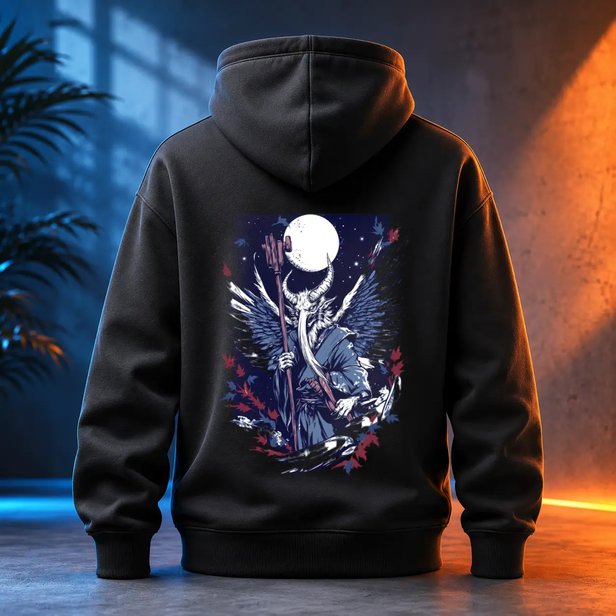 Unisex mikina - Tengu zrozený z bouře