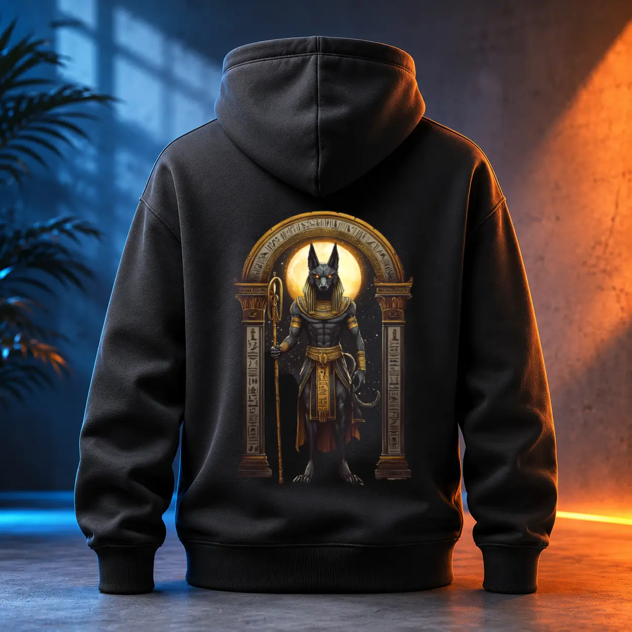Unisex mikina - Anubis strážce mrtvých