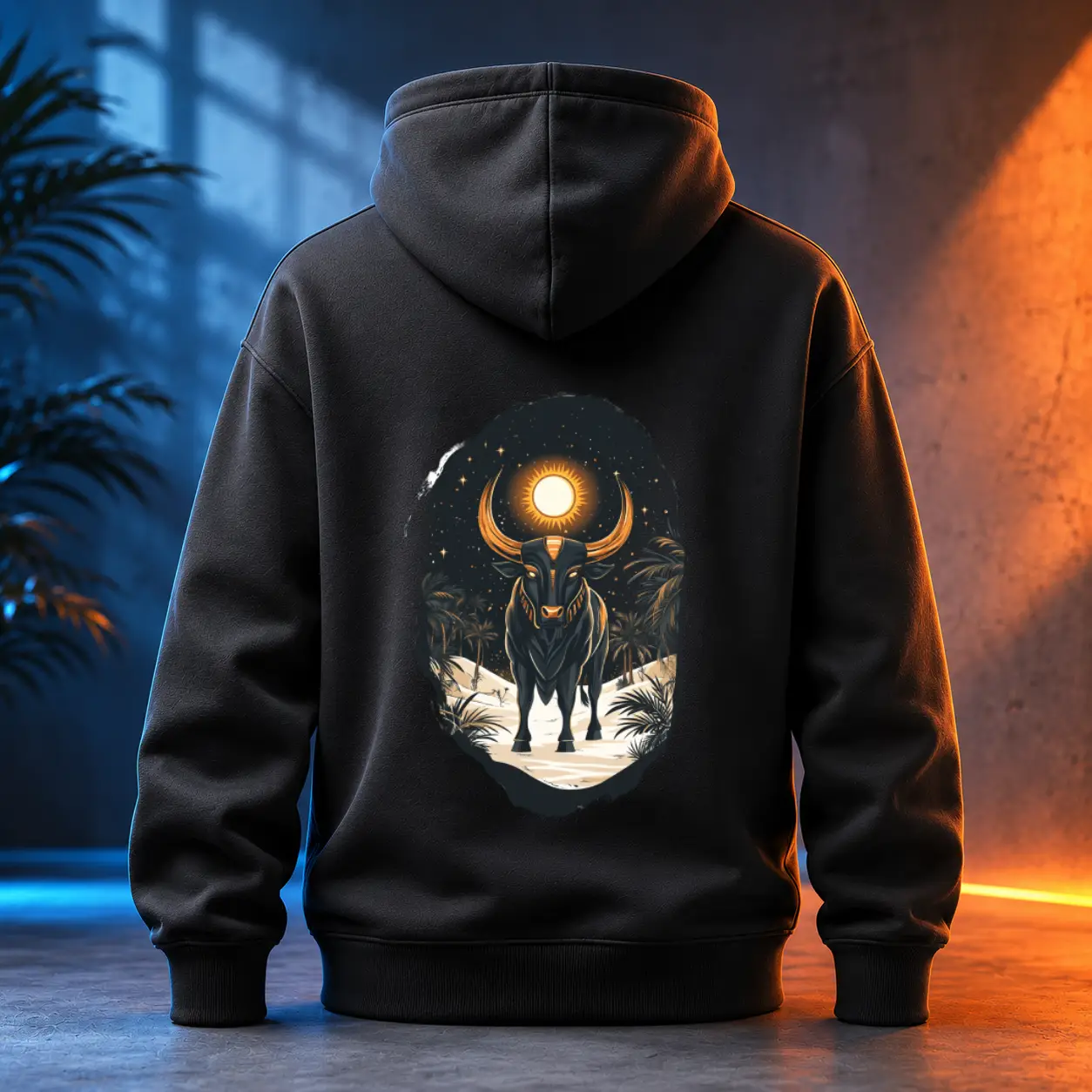Unisex mikina - Apis býk posvátné oázy