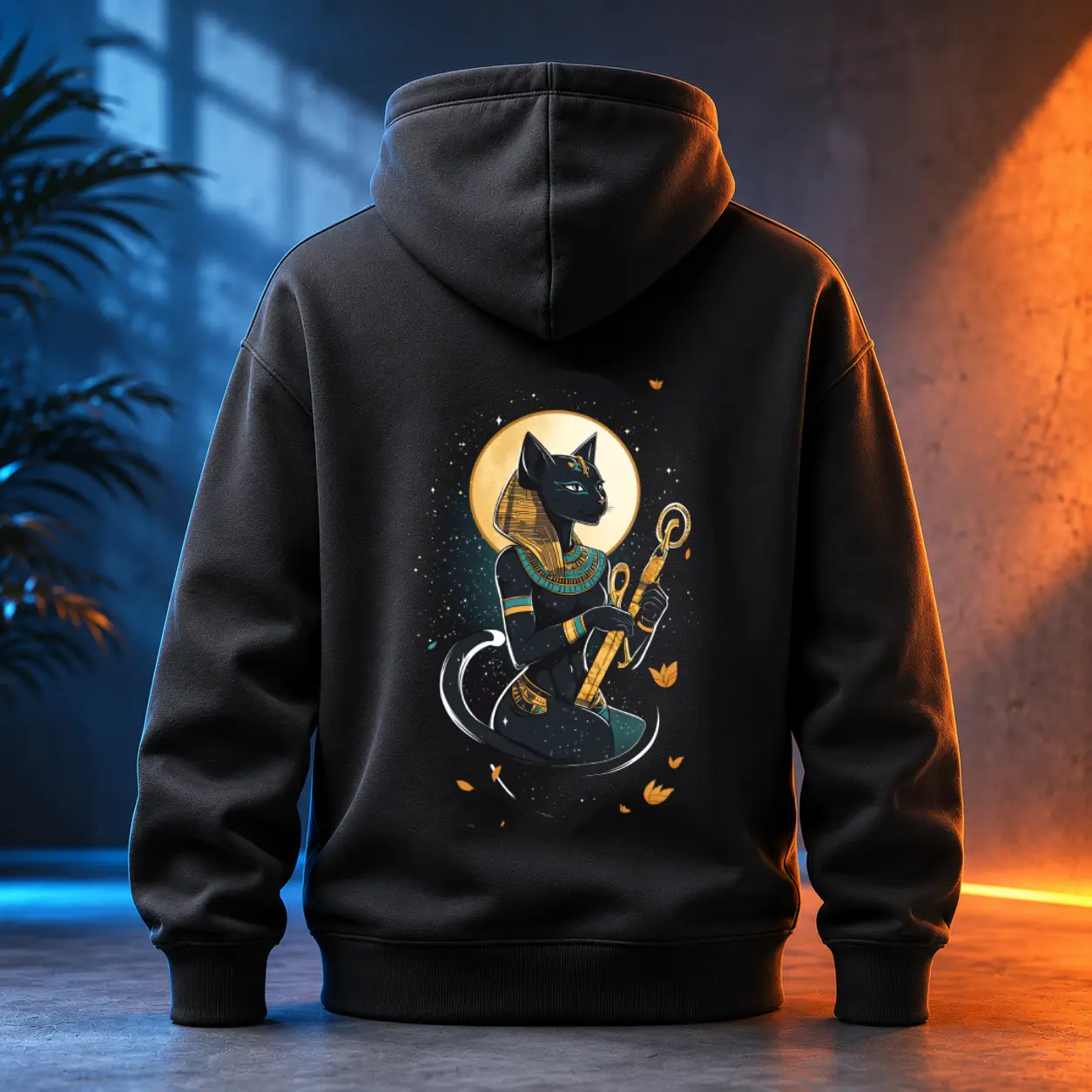 Unisex mikina - Bastet vládkyně všech koček