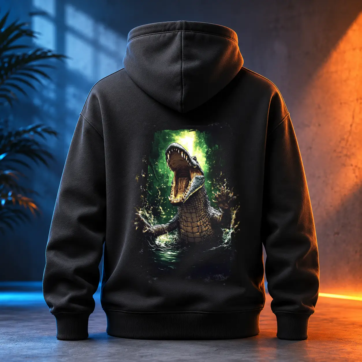 Unisex mikina - Krokodýl z Nilských hlubin