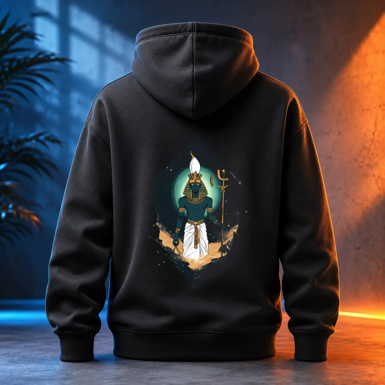 Unisex mikina - Osiris vládce říše mrtvých