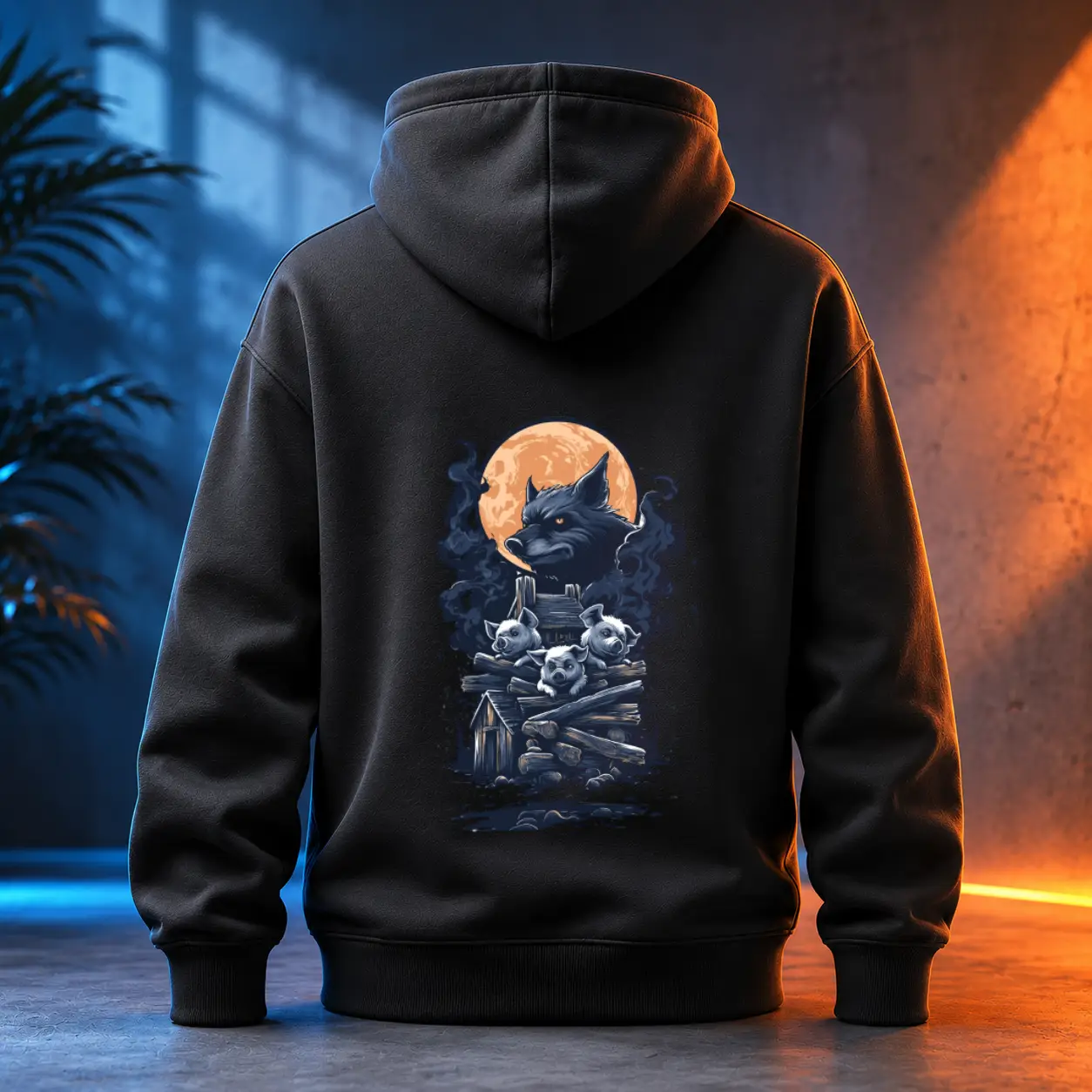 Unisex mikina - Tři prasátka poslední stání