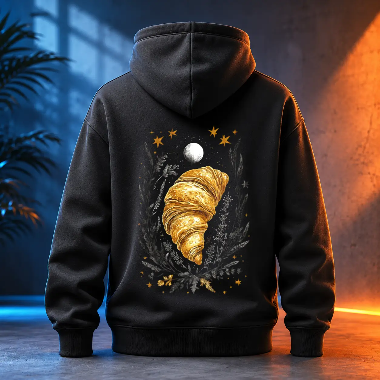 Unisex mikina - Croissant zlaté ráno
