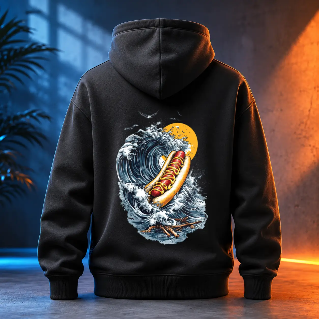 Unisex mikina - Hot Dog mořský vánek