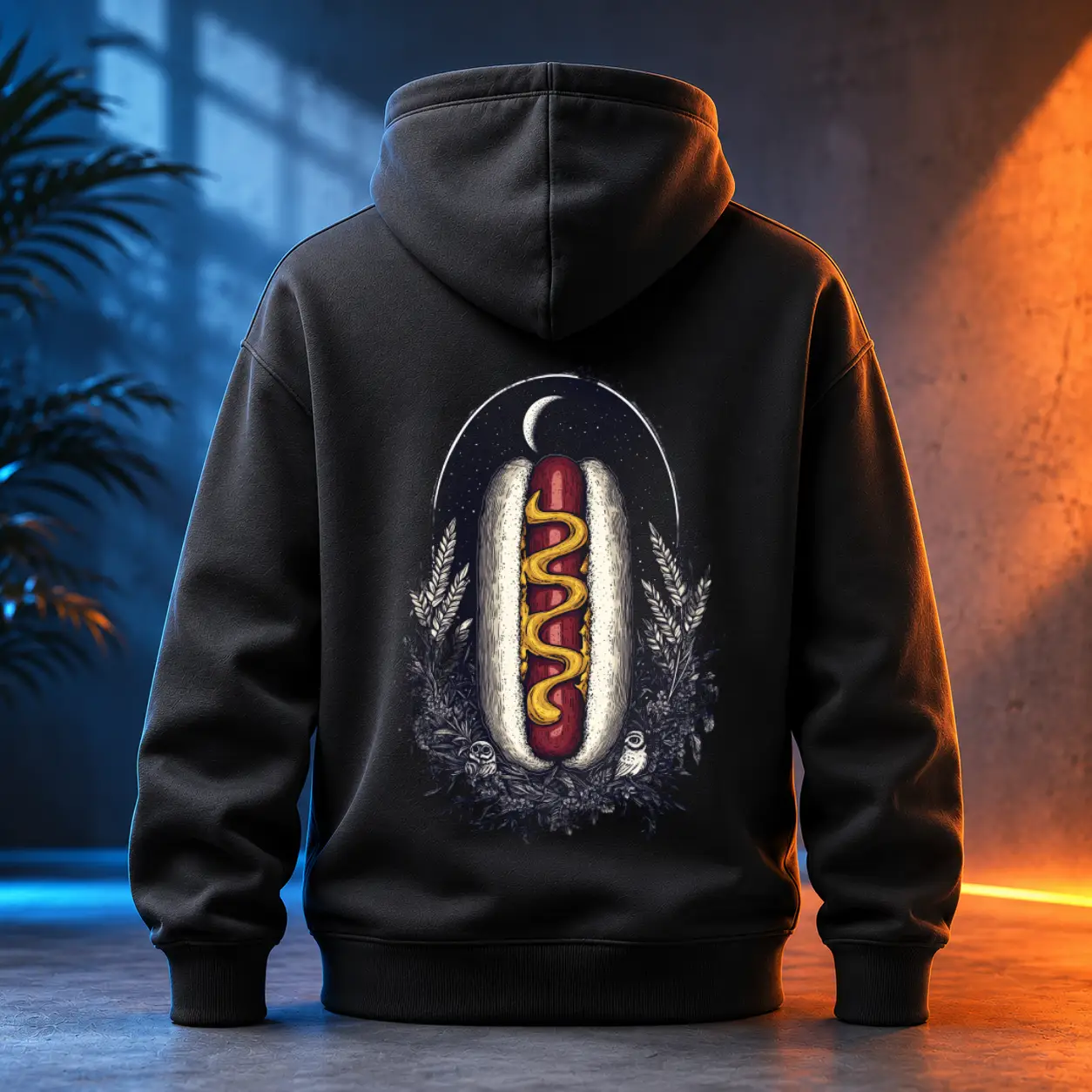 Unisex mikina - Hot Dog voní letem