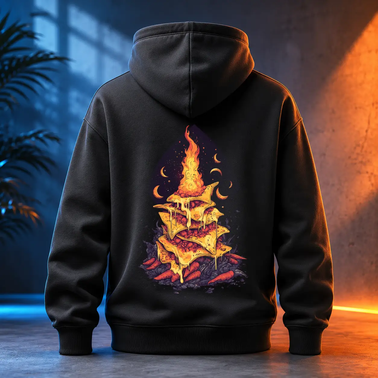 Unisex mikina - Nachos zlatý západ