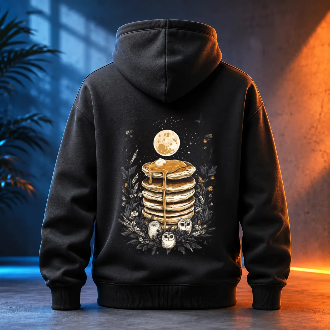 Unisex mikina - Palačinky javorový sen