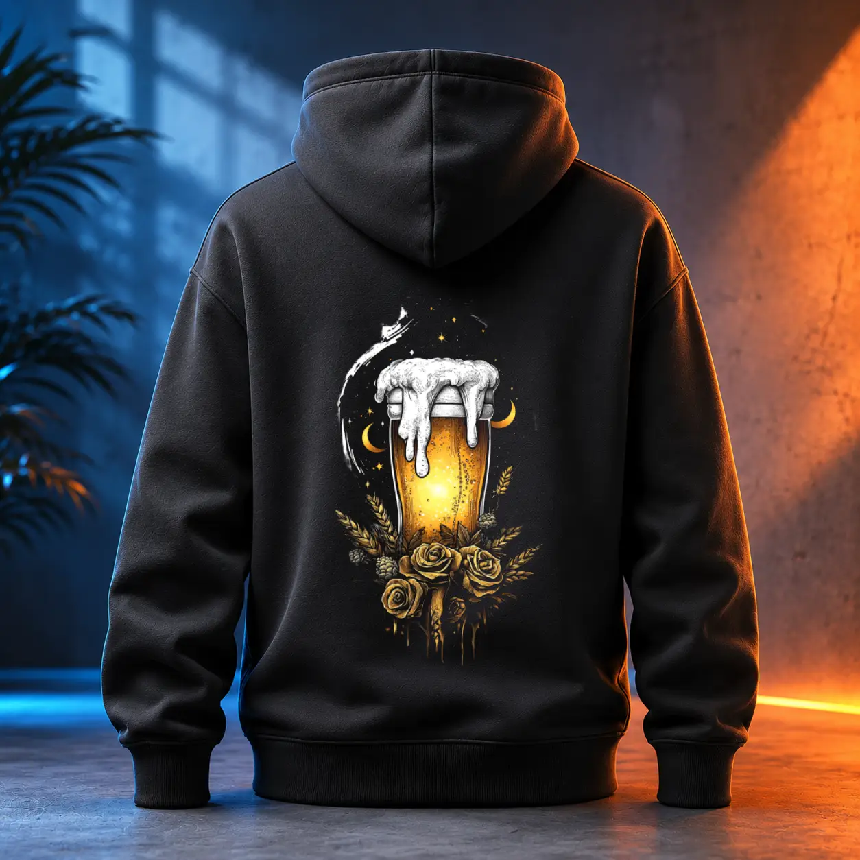 Unisex mikina - Pivo zlatá pěna