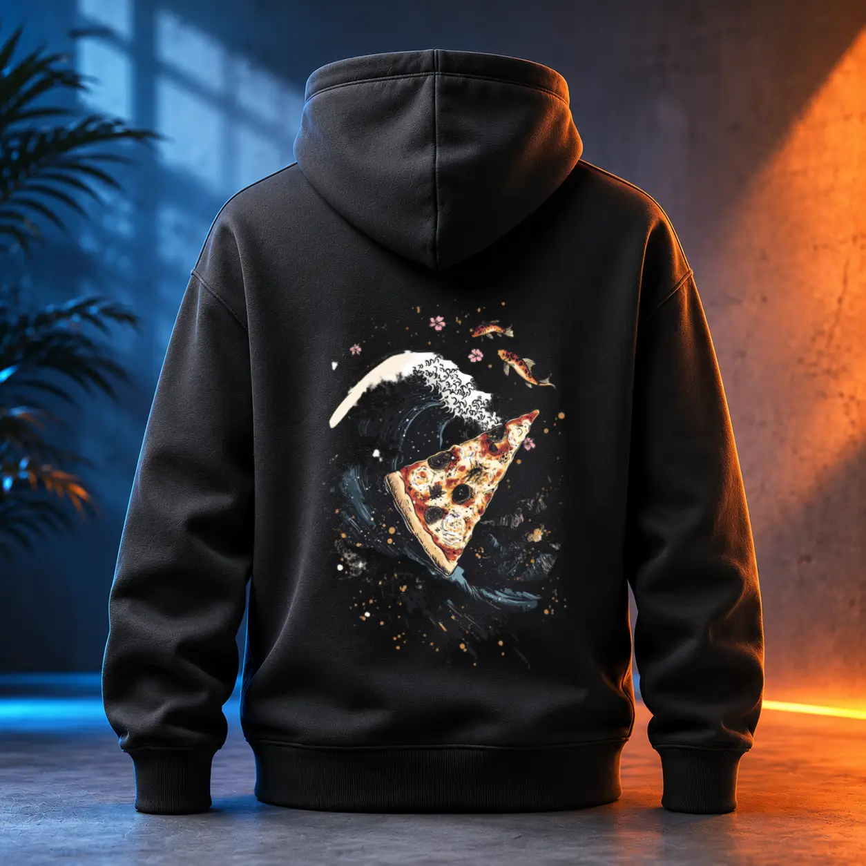 Unisex mikina - Pizza zlatá kůrka
