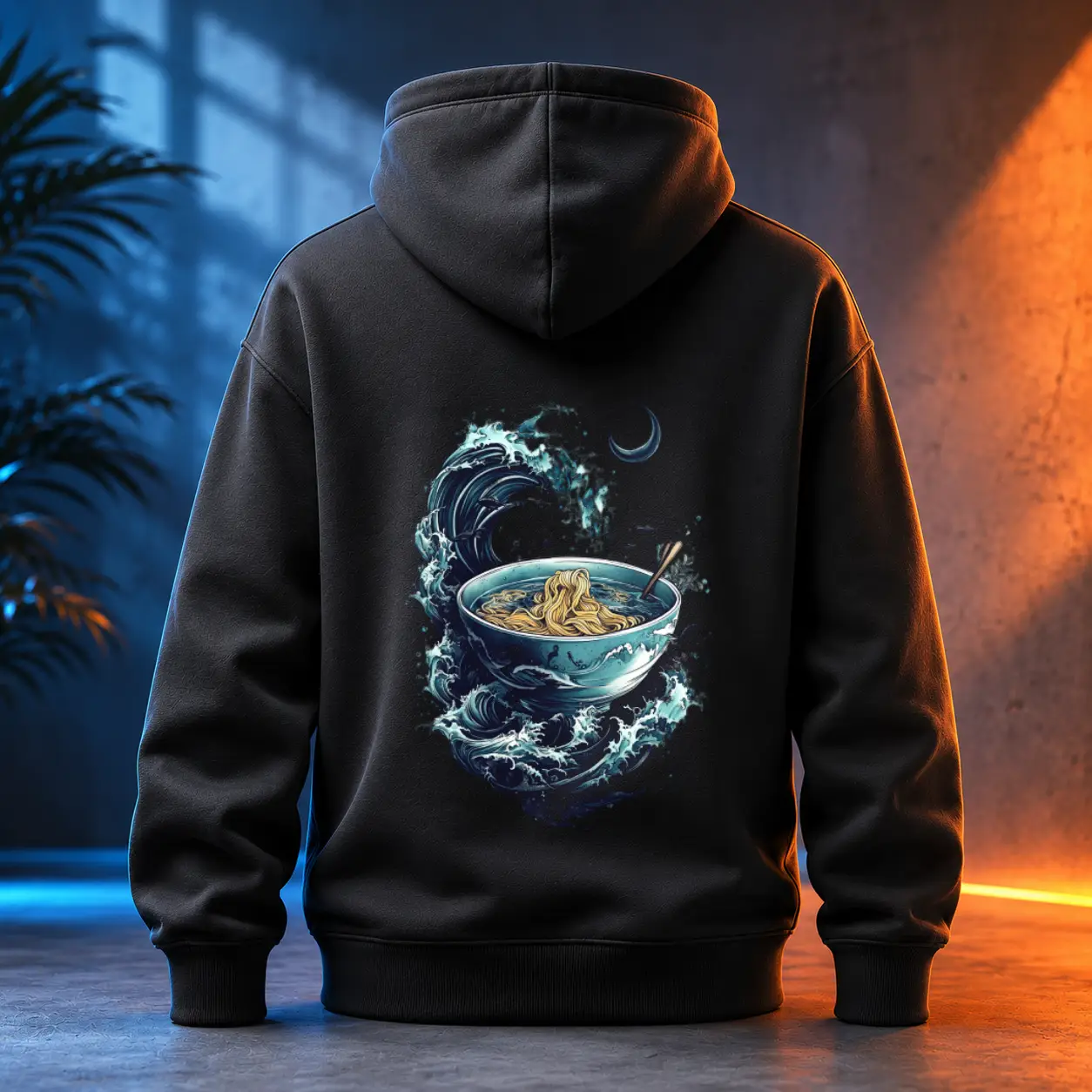 Unisex mikina - Ramen teplo přístav