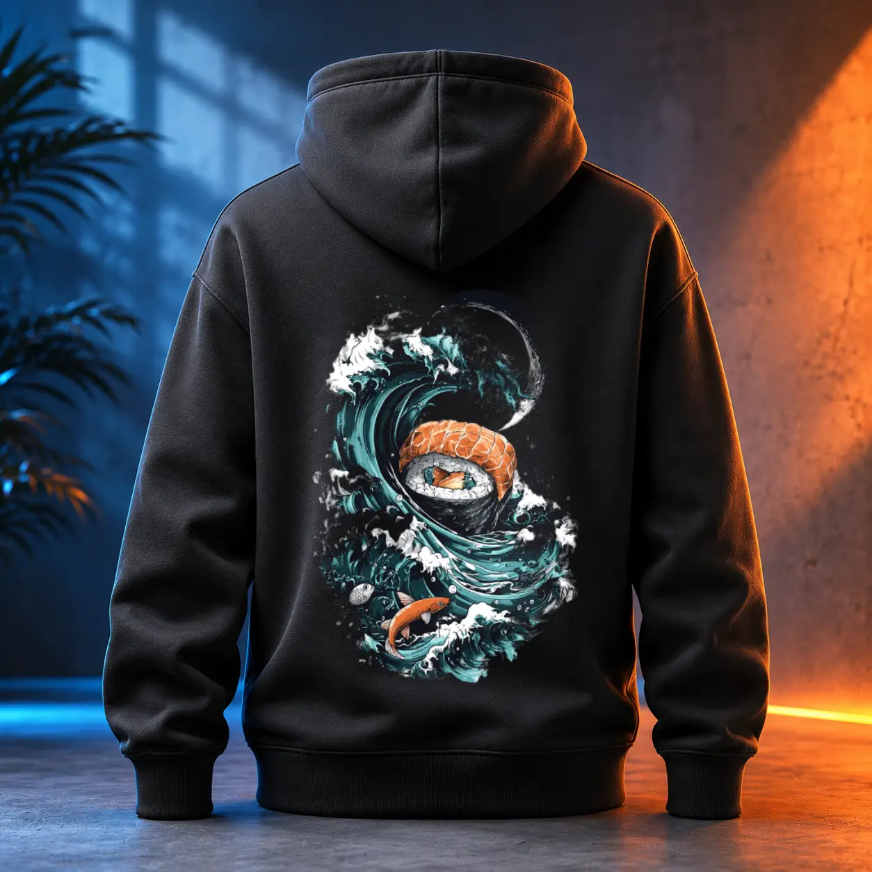 Unisex mikina - Sushi mořský vzpomínka