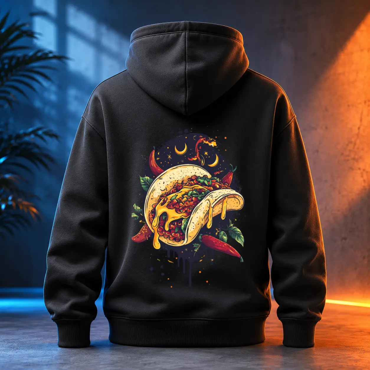 Unisex mikina - Taco ulicí voní