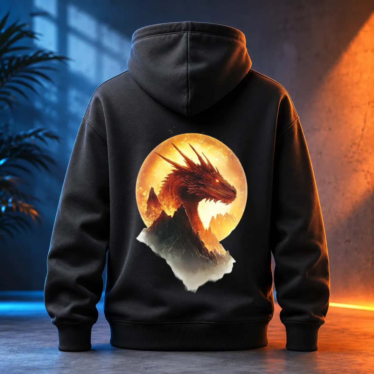 Unisex mikina - Drak horský imperator