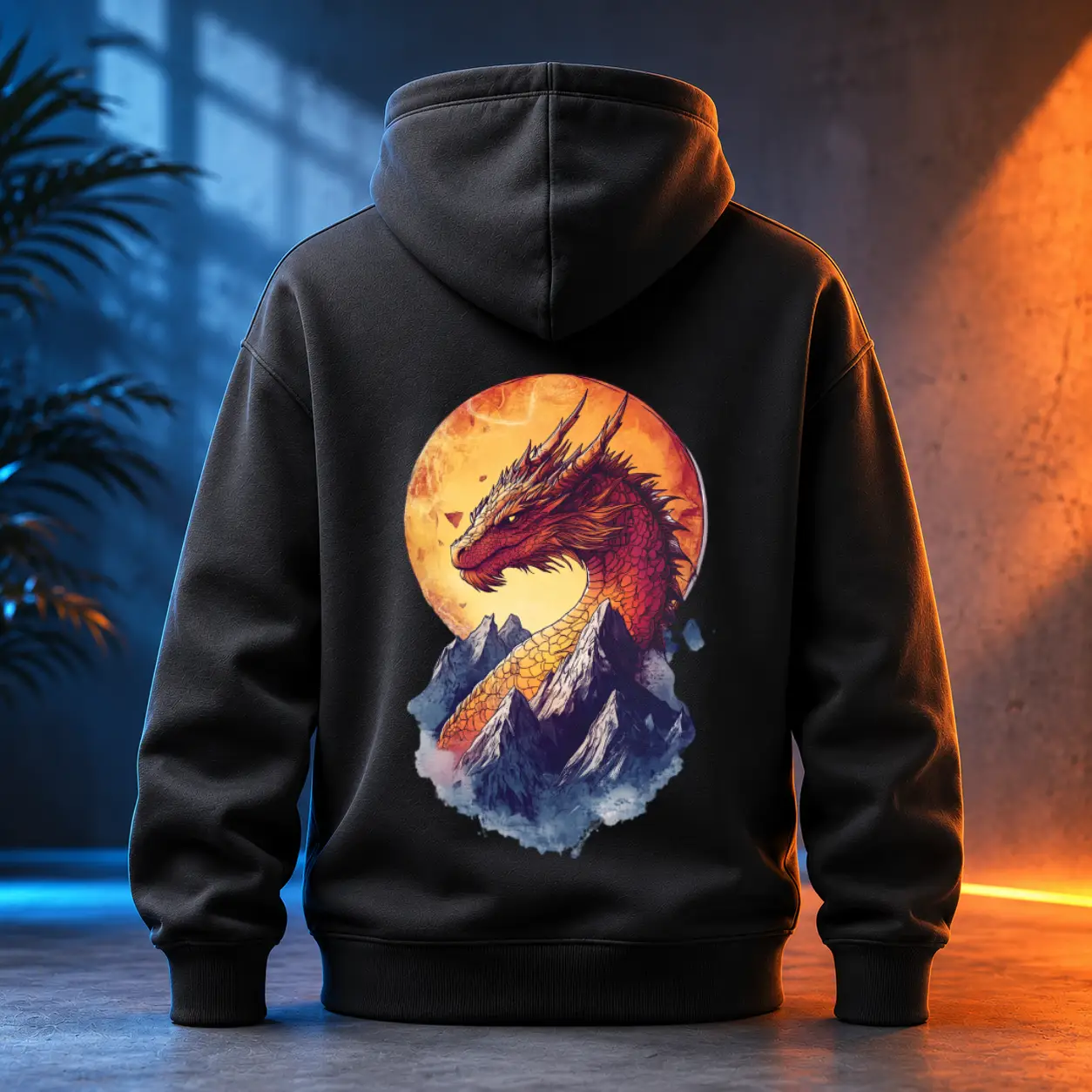 Unisex mikina - Drak horský kolos