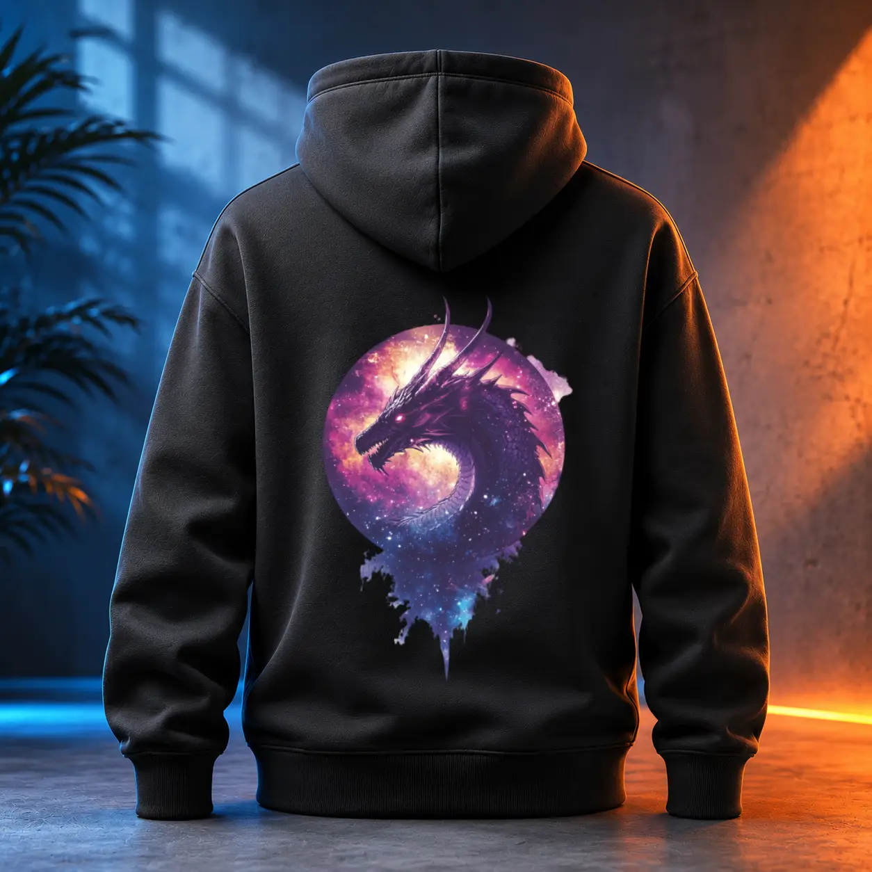 Unisex mikina - Drak kosmický imperátor