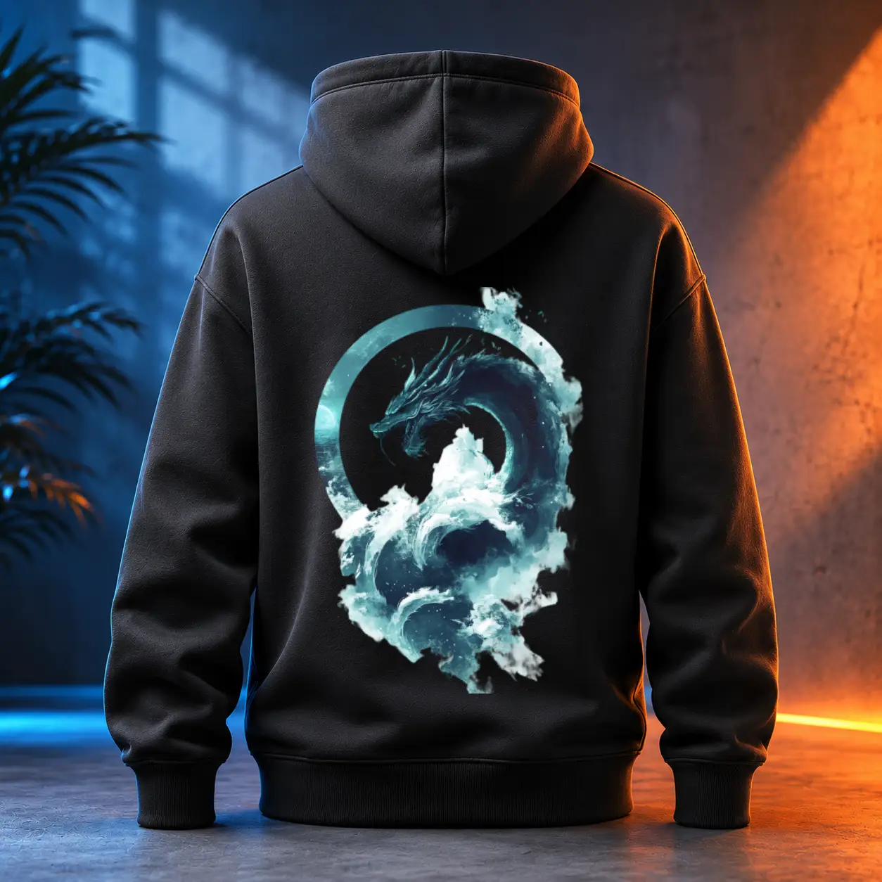 Unisex mikina - Drak oceánský vír