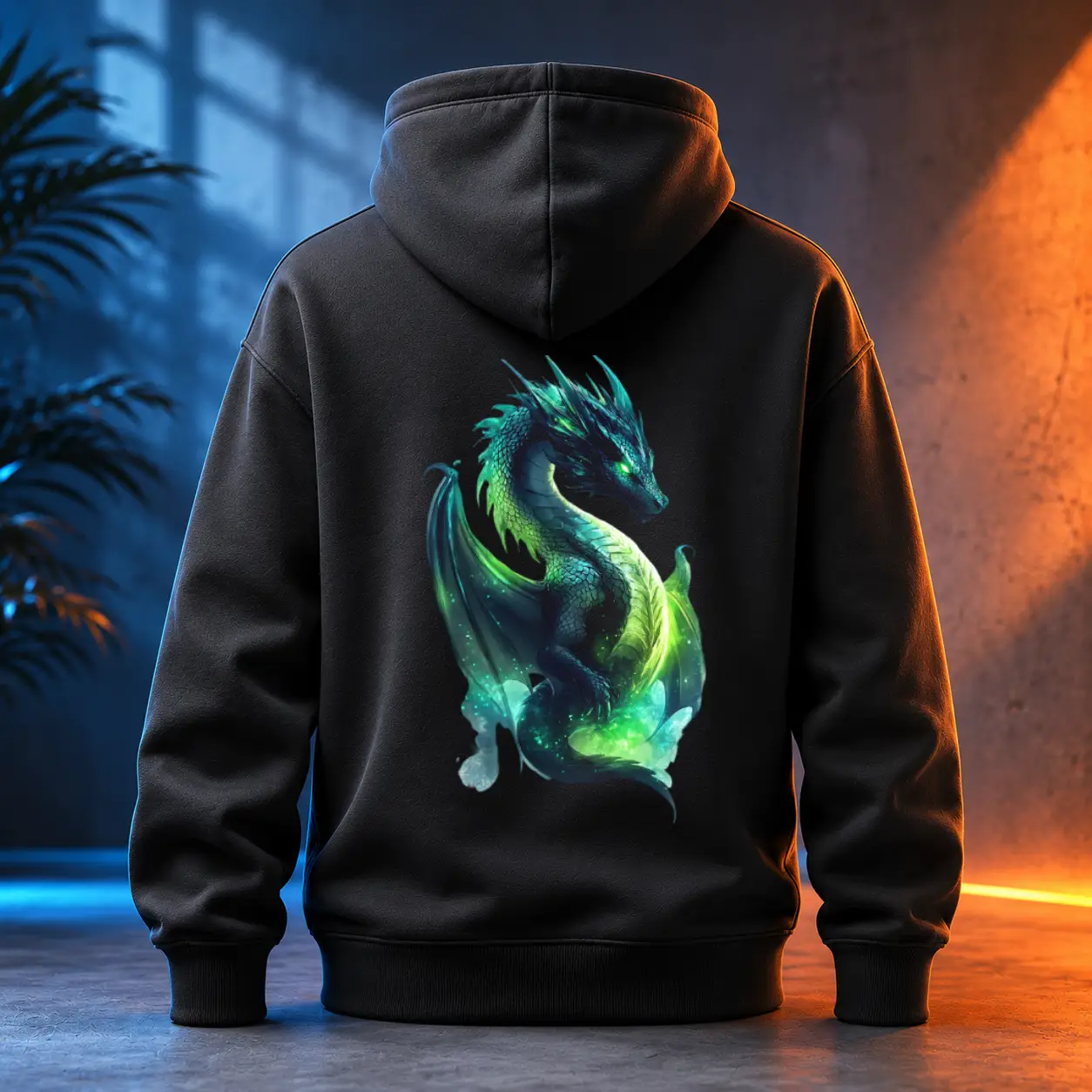Unisex mikina - Drak plamen věků
