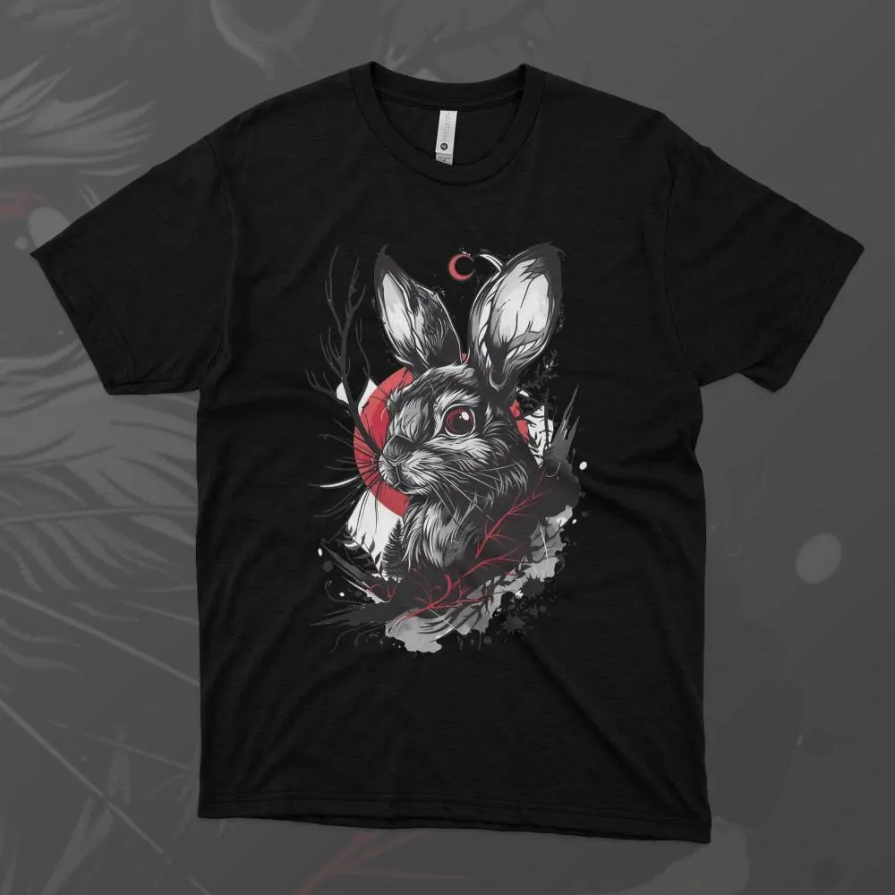Dámské tričko - Rabbit at Blood Moon