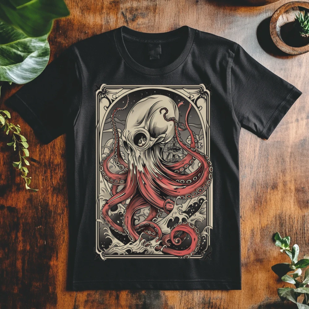 Dámské tričko - The Creepy Octopus
