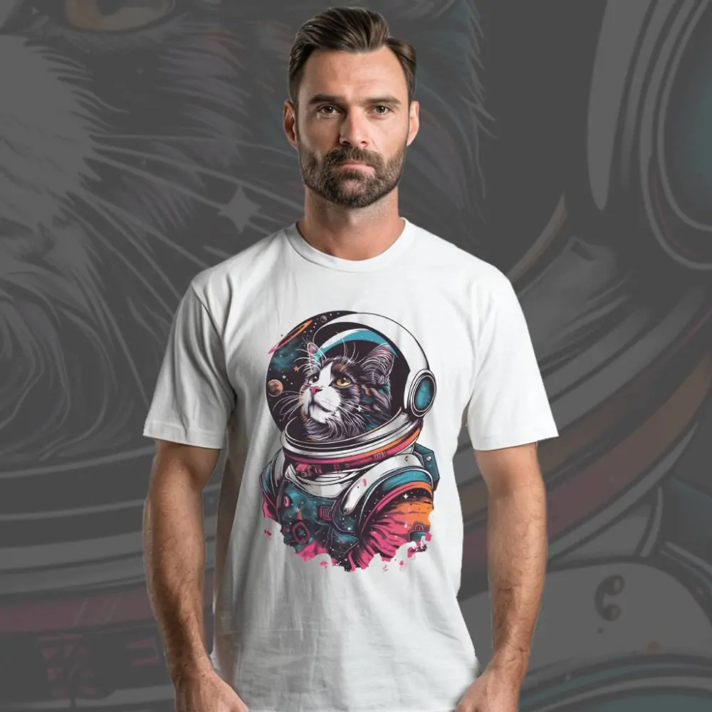 Pánské tričko - Astro Cat 
