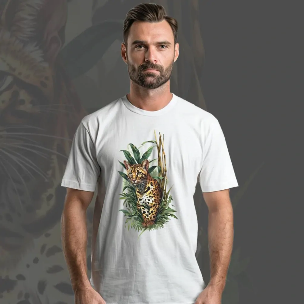 Pánské tričko - Tropical Cat