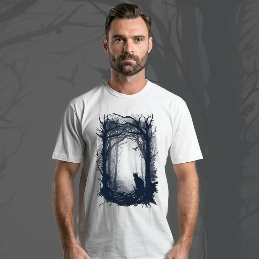 Pánské tričko - Enchanted Cat