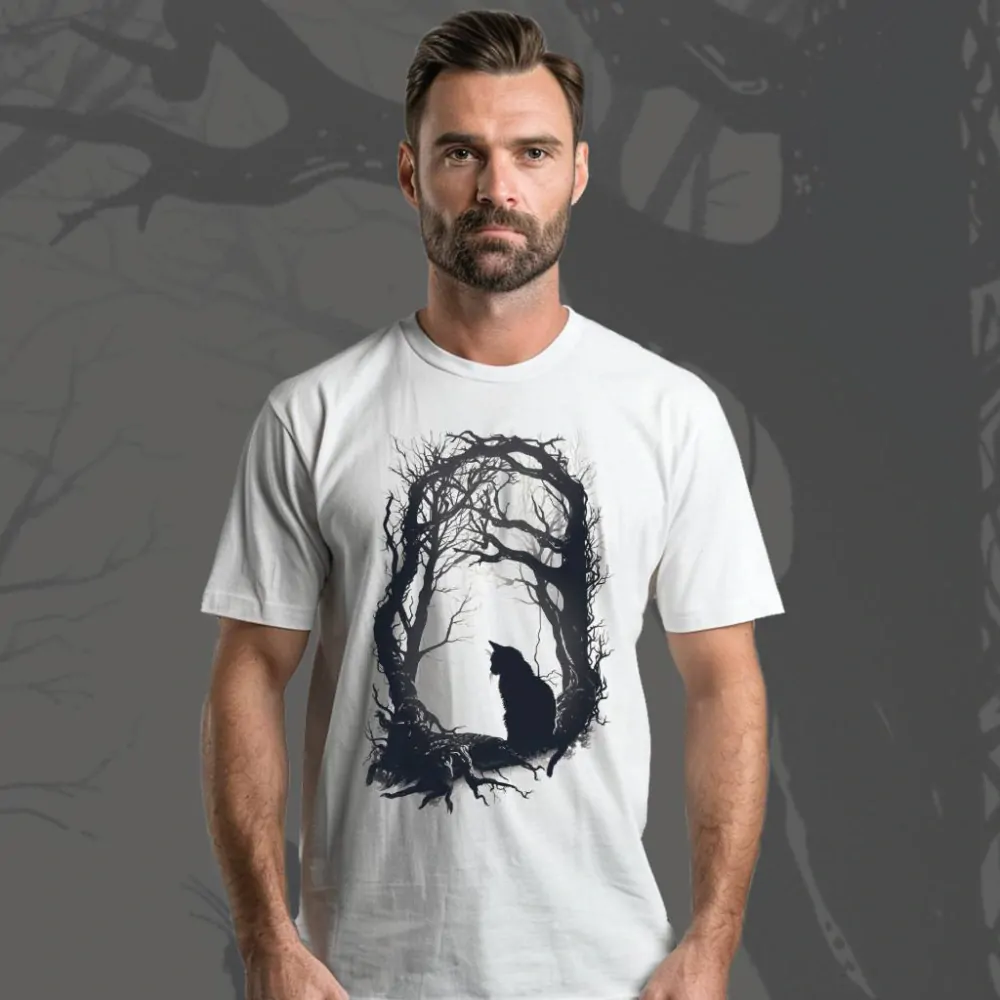 Pánské tričko - Midnight Cat