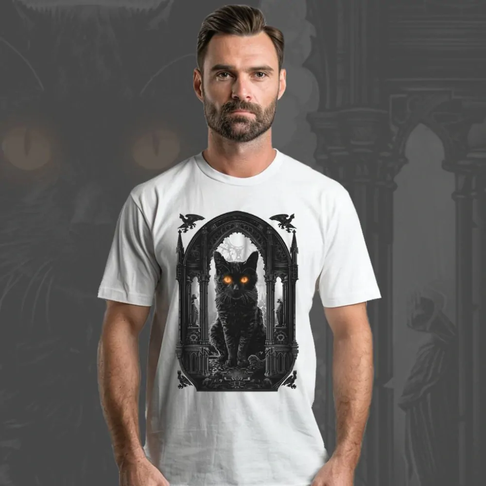 Pánské tričko - Cathedral Cat