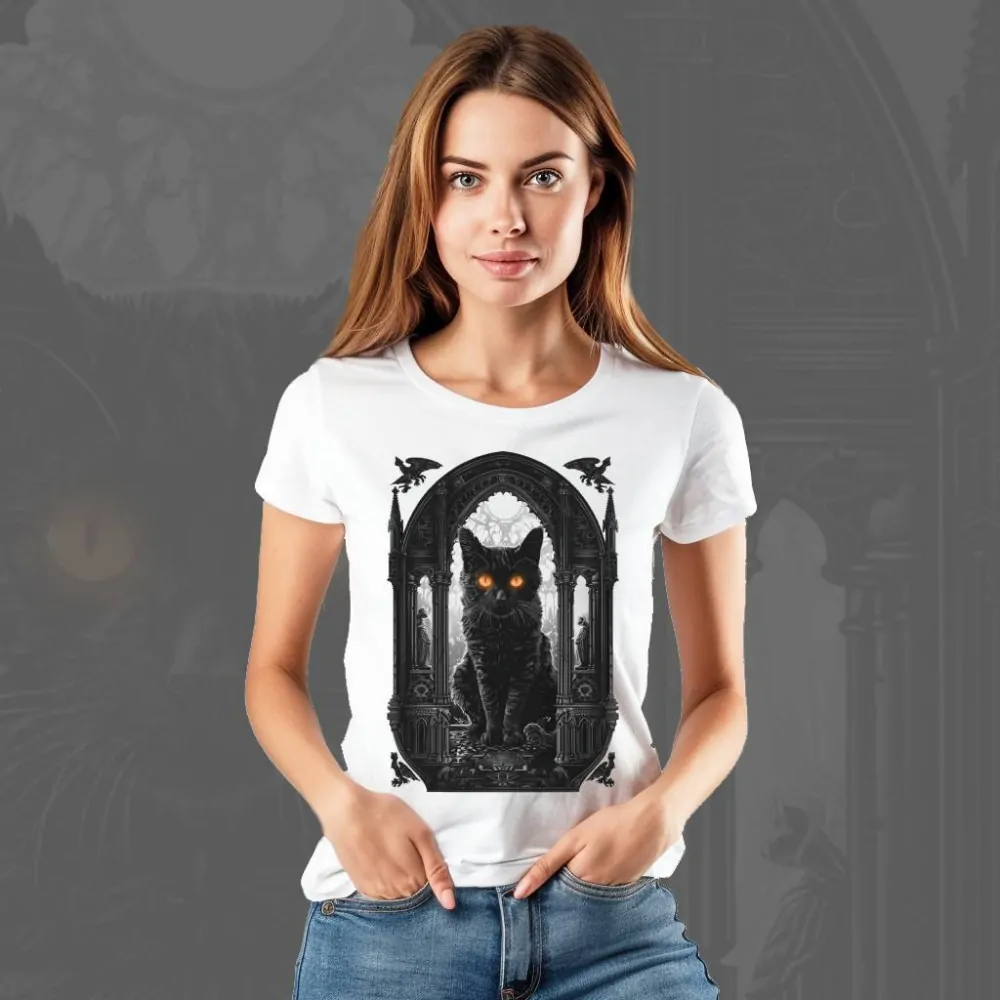 Dámské tričko - Cathedral Cat