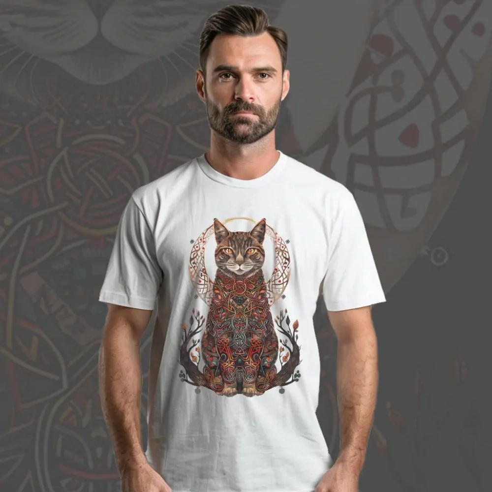Pánské tričko - Celtic Cat