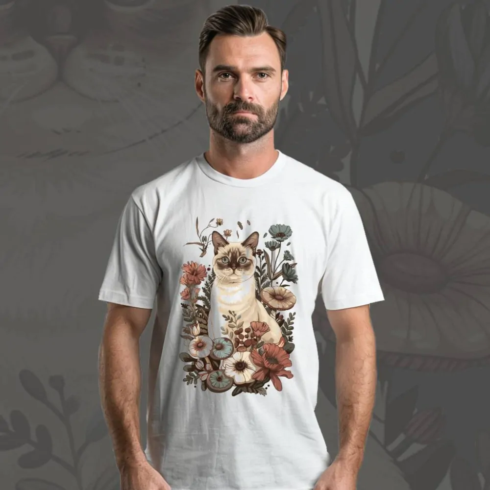 Pánské tričko - Blossom Cat