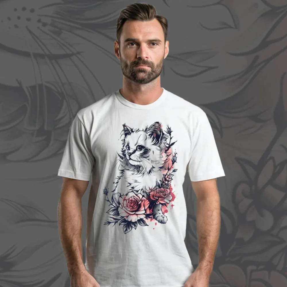 Pánské tričko - Garden Cat