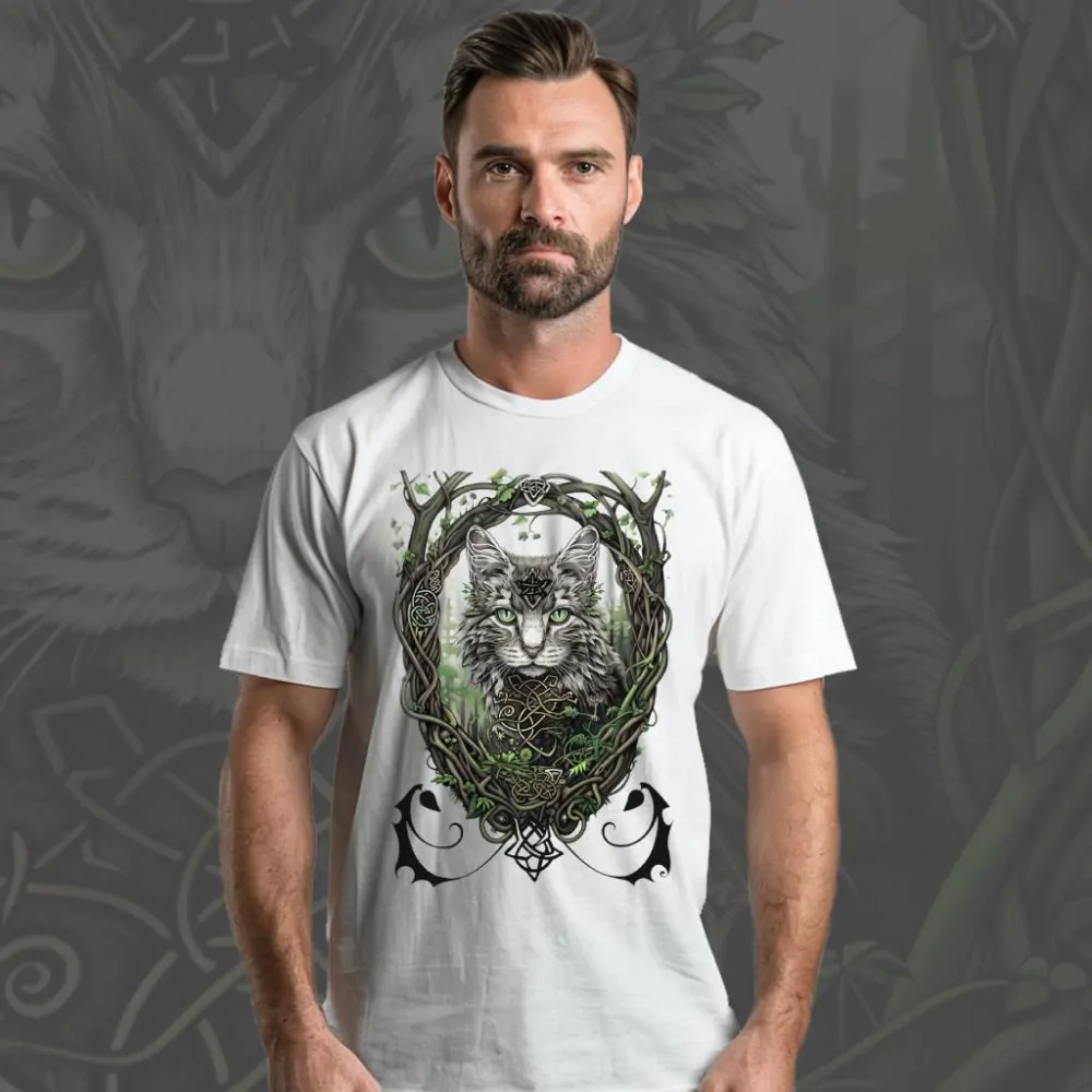 Pánské tričko - Druid Cat