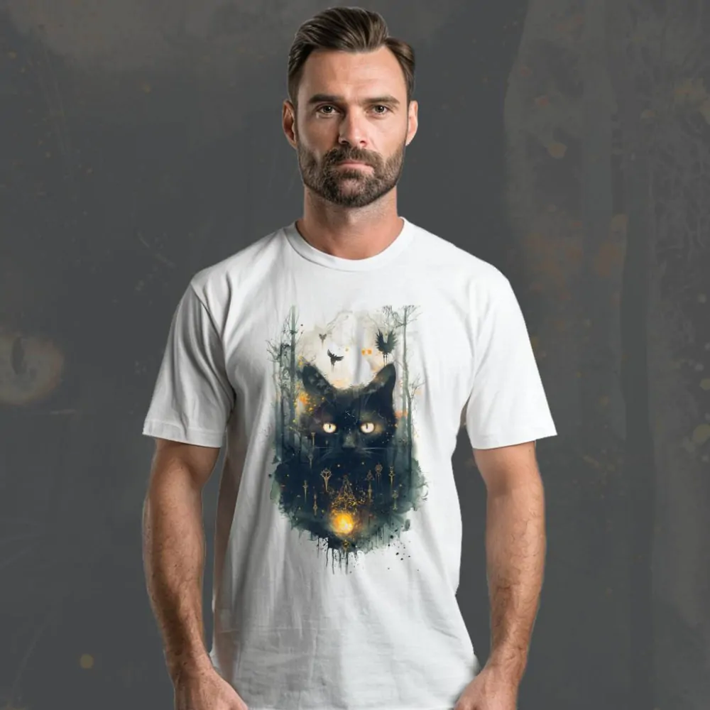 Pánské tričko - Fire Cat