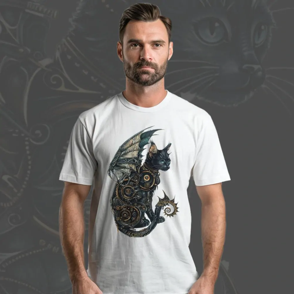 Pánské tričko - Steampunk Cat