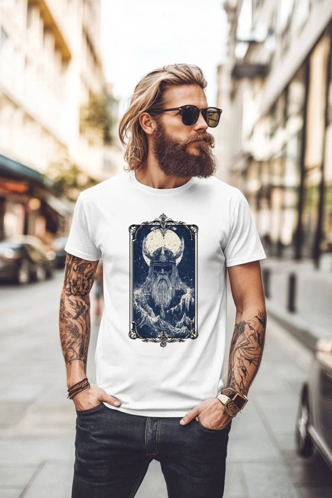 Pánské tričko - Vikingský strážce Severu