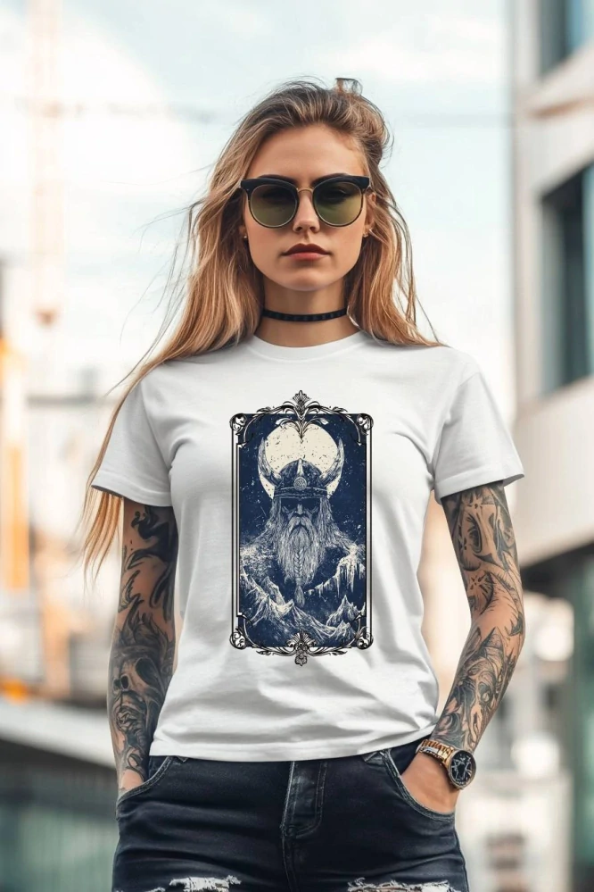 Dámské tričko - Vikingský strážce Severu